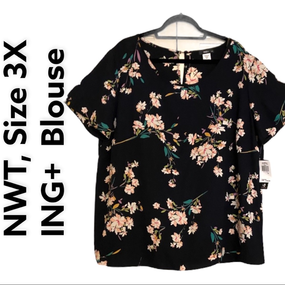 ING blouse. Light Flowy, size 3x